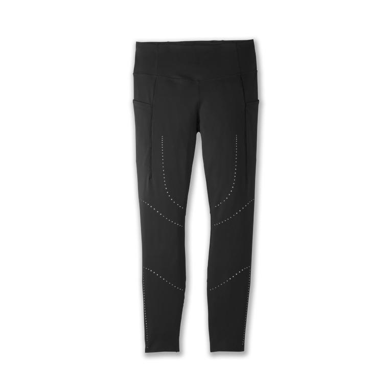 Brooks Method 7/8 Cropped Running Leggings - Women's - Black (03487-ASPH)